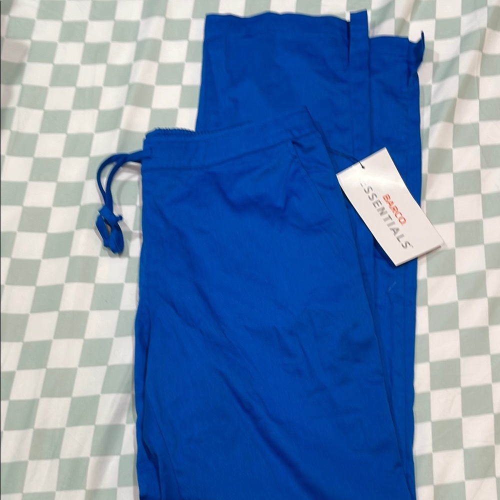 Essentials Women Blue Scrub Pants